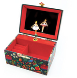 SVOORA Musical Jewellery Box ‘Seasons’ with Ring Holder and Mirror: ‘Spring’