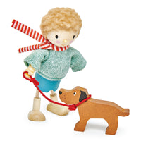 Mr Goodwood Doll & Dog with Flexible Limbs