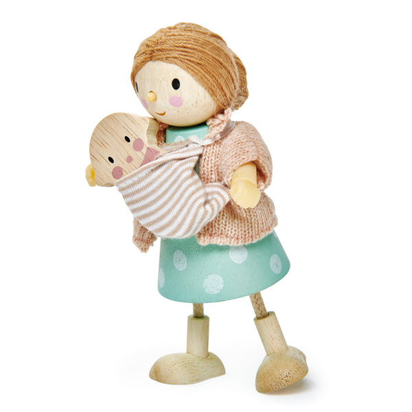 Mrs Goodwood Doll with Baby with Flexible Limbs