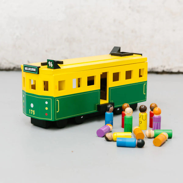 Iconic Wooden Toy 96 Tram