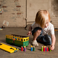 Iconic Wooden Toy 96 Tram