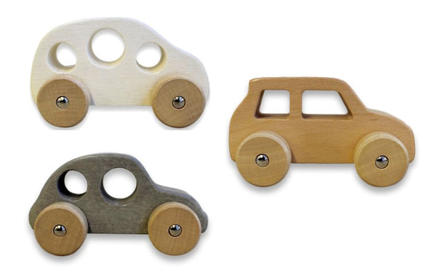 Chunky Wooden Cars by Discoveroo