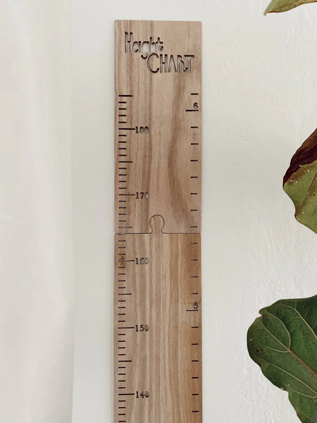 Natural Timber Height Chart