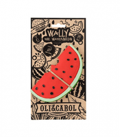 Oli & Carol - Natural Rubber Teether - 'Wally' The Watermelon
